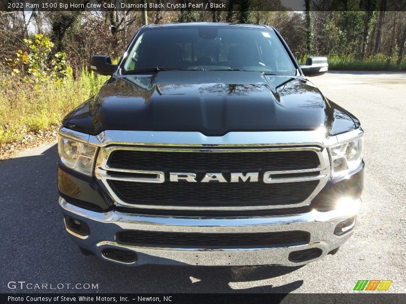 Diamond Black Crystal Pearl / Black 2022 Ram 1500 Big Horn Crew Cab