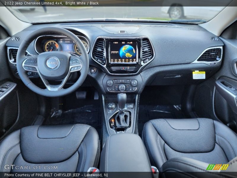 Bright White / Black 2022 Jeep Cherokee Limited 4x4