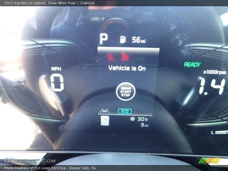Snow White Pearl / Charcoal 2023 Kia Niro SX Hybrid