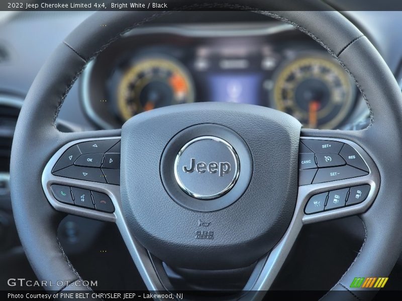 Bright White / Black 2022 Jeep Cherokee Limited 4x4