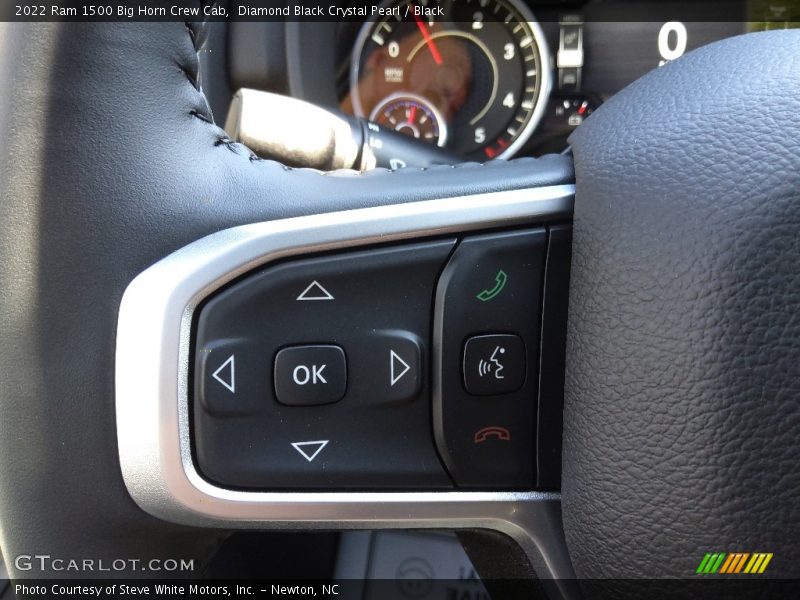 Diamond Black Crystal Pearl / Black 2022 Ram 1500 Big Horn Crew Cab