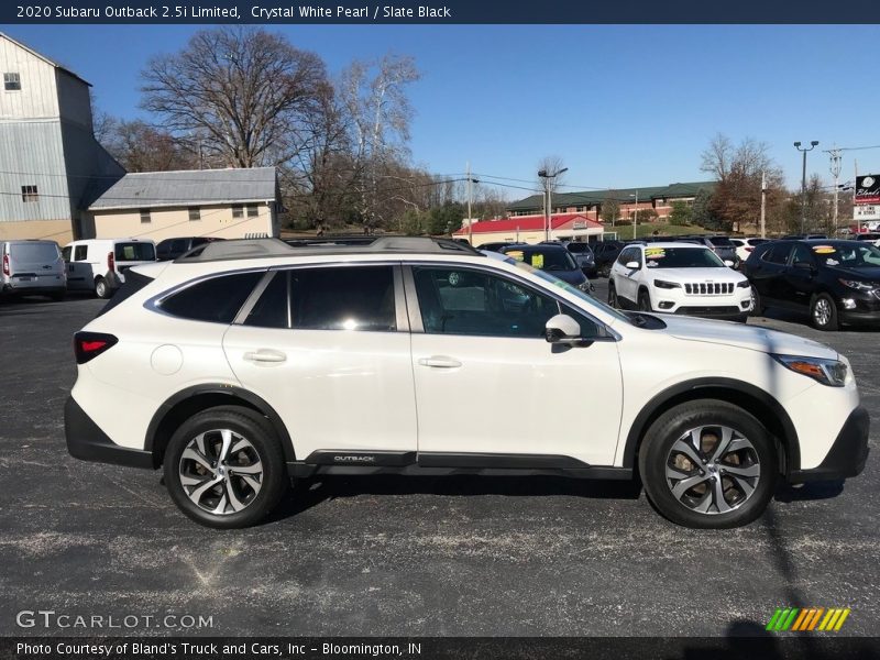 Crystal White Pearl / Slate Black 2020 Subaru Outback 2.5i Limited