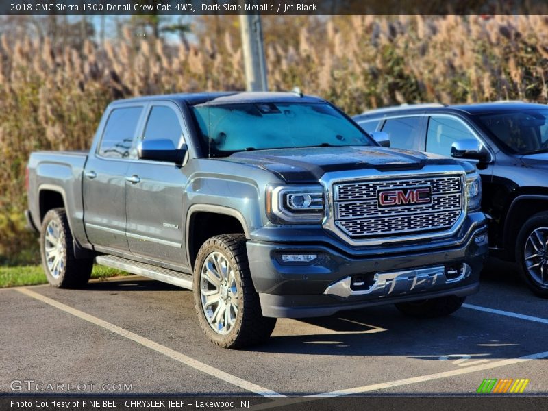 Dark Slate Metallic / Jet Black 2018 GMC Sierra 1500 Denali Crew Cab 4WD