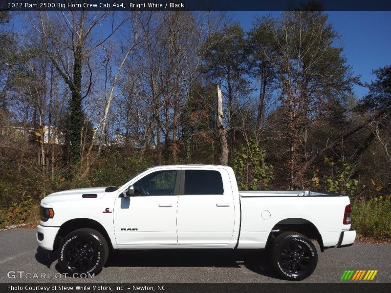 Bright White / Black 2022 Ram 2500 Big Horn Crew Cab 4x4