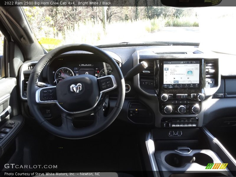 Bright White / Black 2022 Ram 2500 Big Horn Crew Cab 4x4