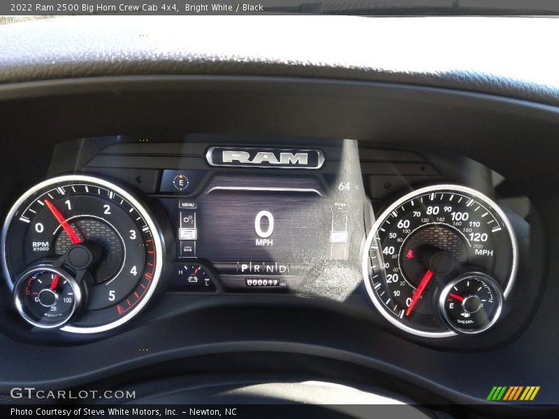 Bright White / Black 2022 Ram 2500 Big Horn Crew Cab 4x4