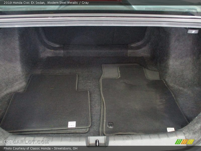 Modern Steel Metallic / Gray 2019 Honda Civic EX Sedan