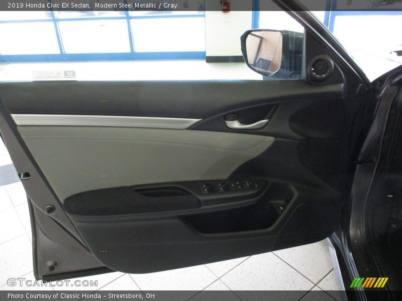 Modern Steel Metallic / Gray 2019 Honda Civic EX Sedan