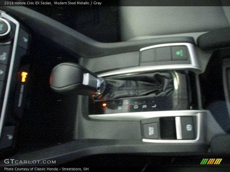 Modern Steel Metallic / Gray 2019 Honda Civic EX Sedan