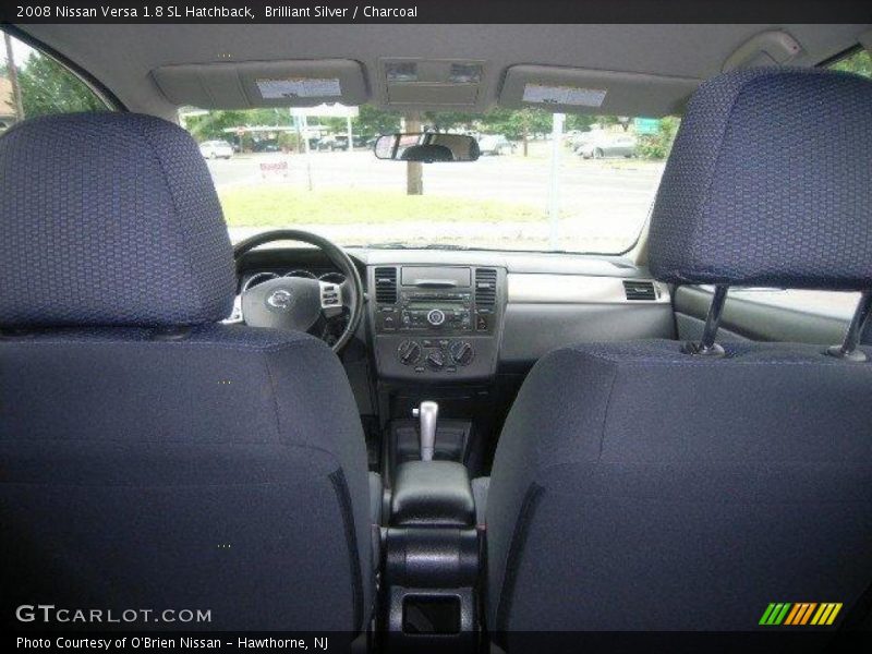 Brilliant Silver / Charcoal 2008 Nissan Versa 1.8 SL Hatchback