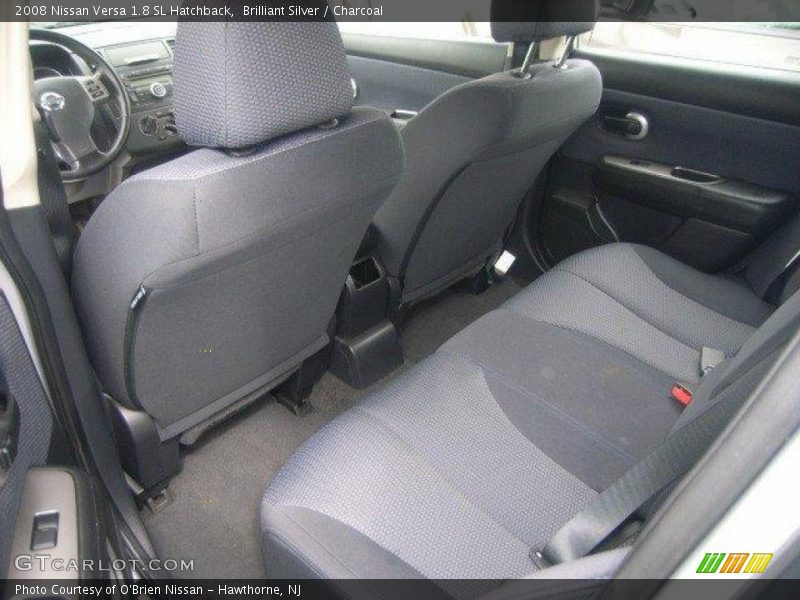Brilliant Silver / Charcoal 2008 Nissan Versa 1.8 SL Hatchback