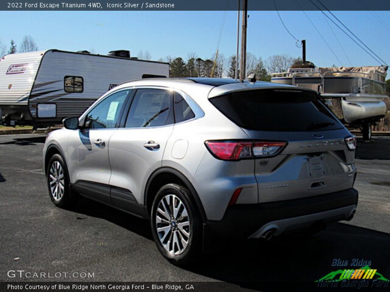 Iconic Silver / Sandstone 2022 Ford Escape Titanium 4WD