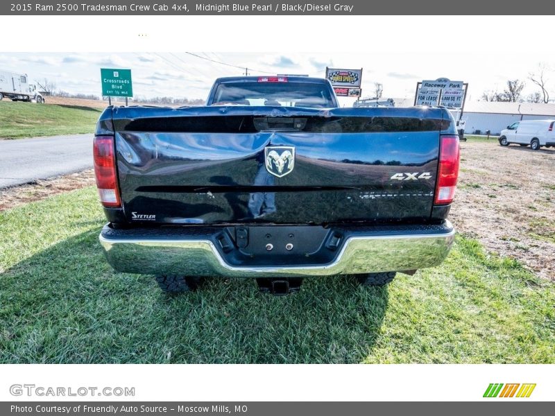 Midnight Blue Pearl / Black/Diesel Gray 2015 Ram 2500 Tradesman Crew Cab 4x4