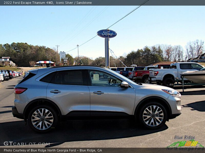 Iconic Silver / Sandstone 2022 Ford Escape Titanium 4WD