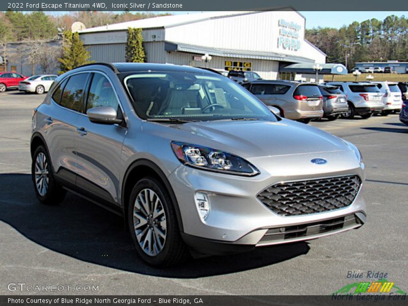 Iconic Silver / Sandstone 2022 Ford Escape Titanium 4WD