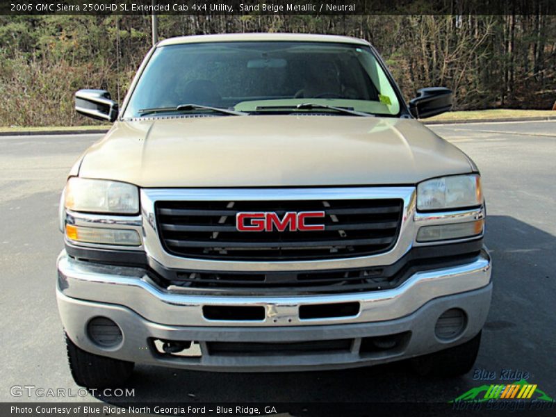 Sand Beige Metallic / Neutral 2006 GMC Sierra 2500HD SL Extended Cab 4x4 Utility