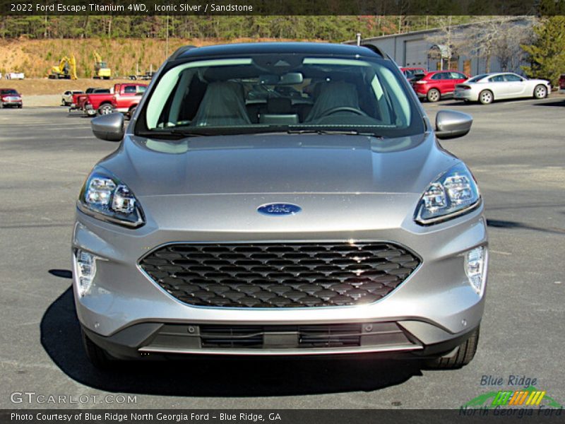 Iconic Silver / Sandstone 2022 Ford Escape Titanium 4WD