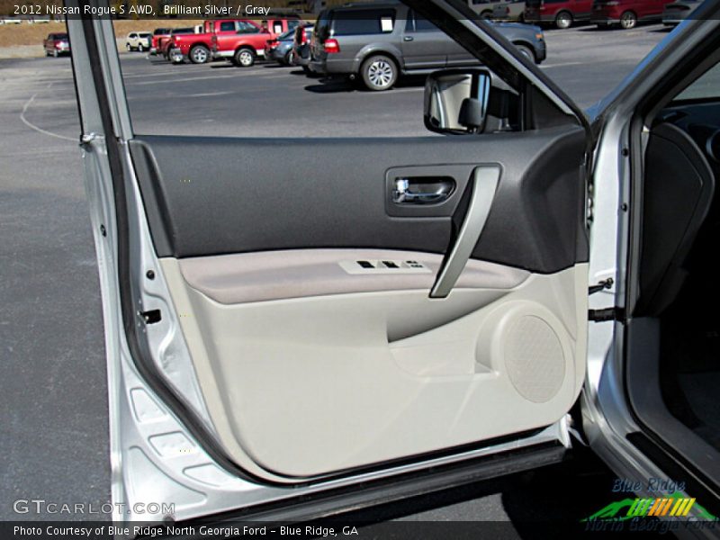 Brilliant Silver / Gray 2012 Nissan Rogue S AWD
