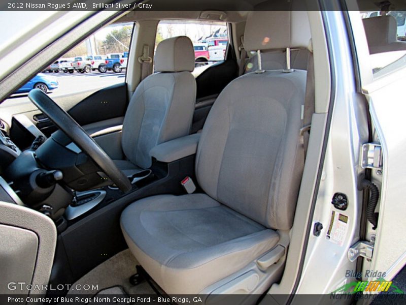 Brilliant Silver / Gray 2012 Nissan Rogue S AWD
