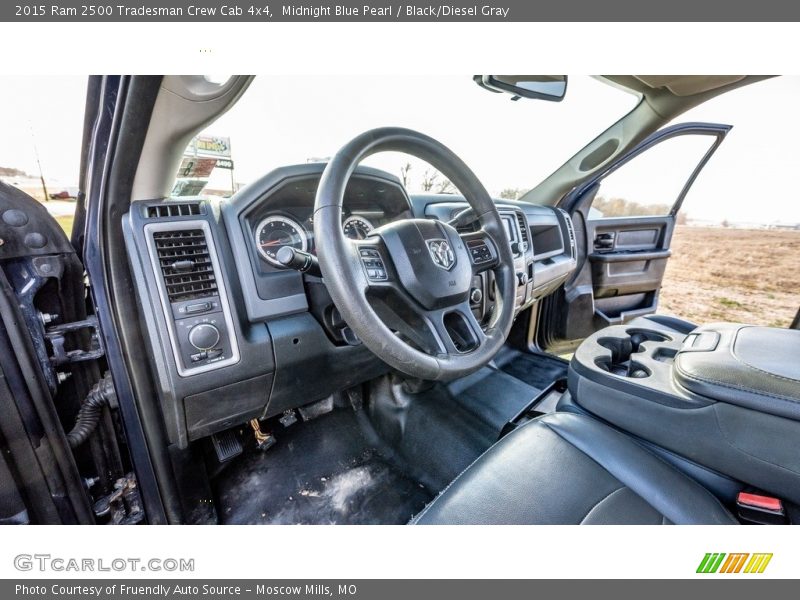 Midnight Blue Pearl / Black/Diesel Gray 2015 Ram 2500 Tradesman Crew Cab 4x4