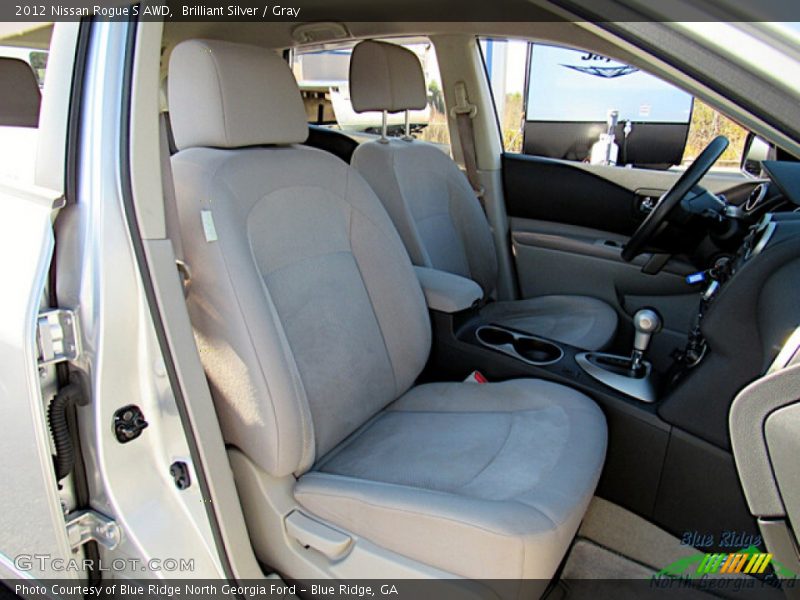 Brilliant Silver / Gray 2012 Nissan Rogue S AWD