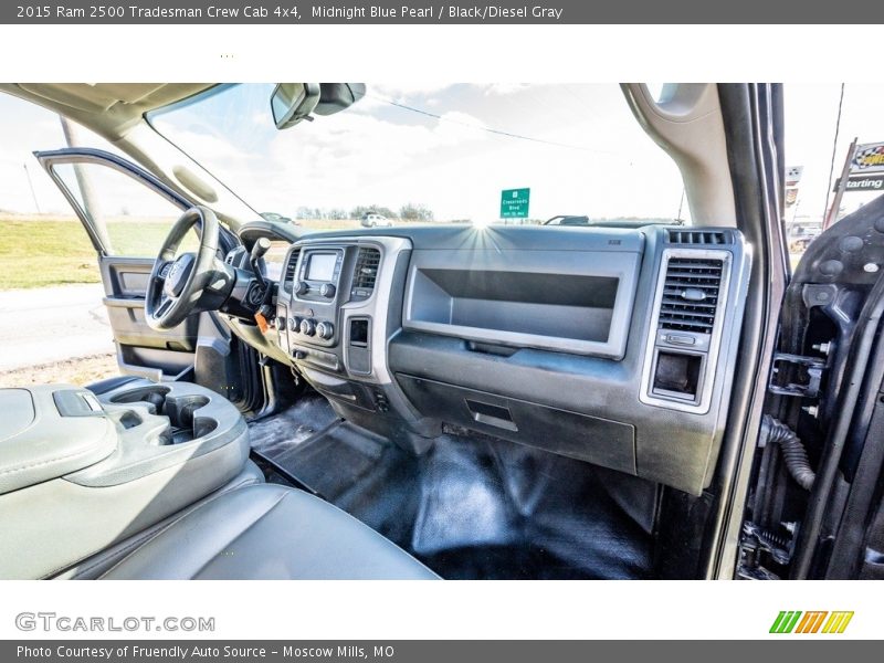 Midnight Blue Pearl / Black/Diesel Gray 2015 Ram 2500 Tradesman Crew Cab 4x4