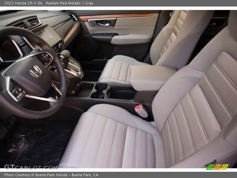 Radiant Red Metallic / Gray 2022 Honda CR-V EX
