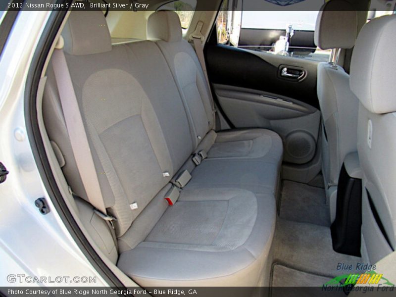 Brilliant Silver / Gray 2012 Nissan Rogue S AWD