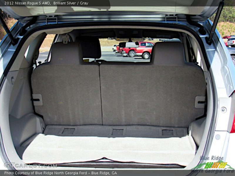 Brilliant Silver / Gray 2012 Nissan Rogue S AWD