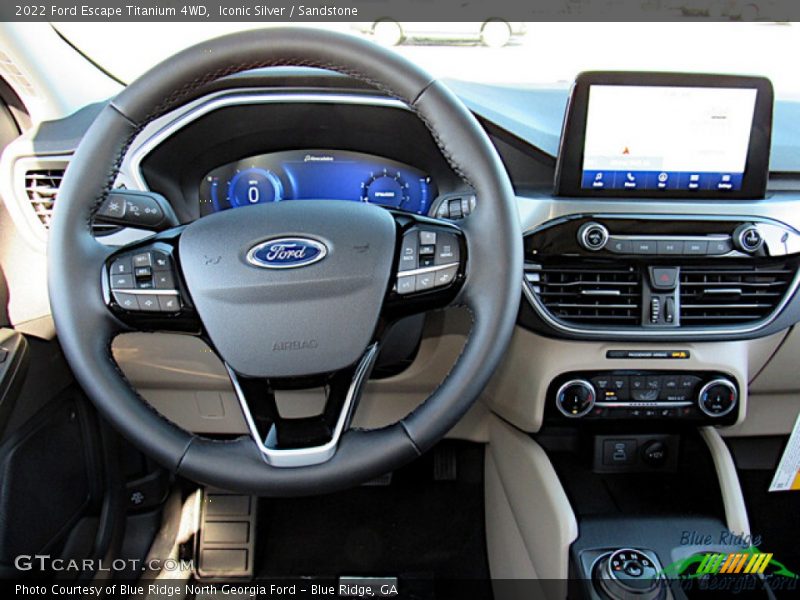 Iconic Silver / Sandstone 2022 Ford Escape Titanium 4WD