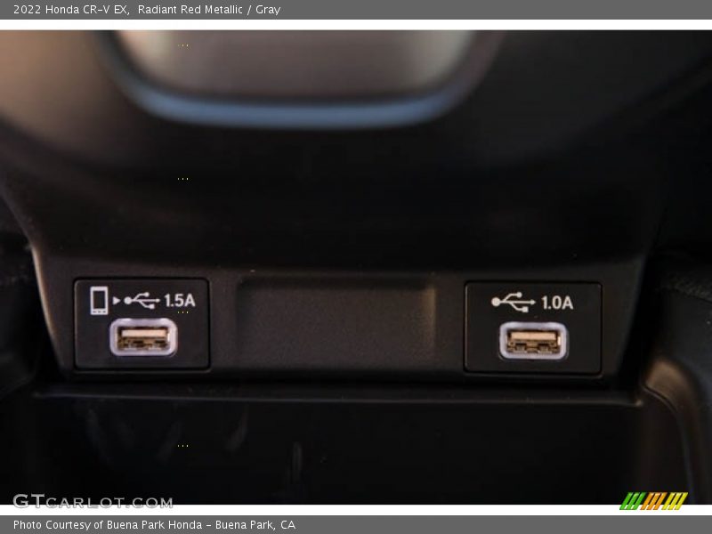 Radiant Red Metallic / Gray 2022 Honda CR-V EX
