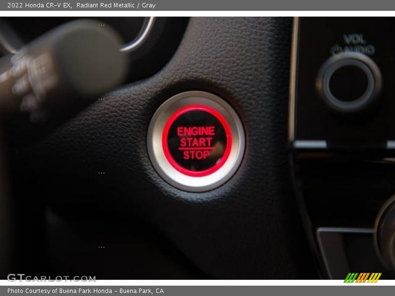 Radiant Red Metallic / Gray 2022 Honda CR-V EX