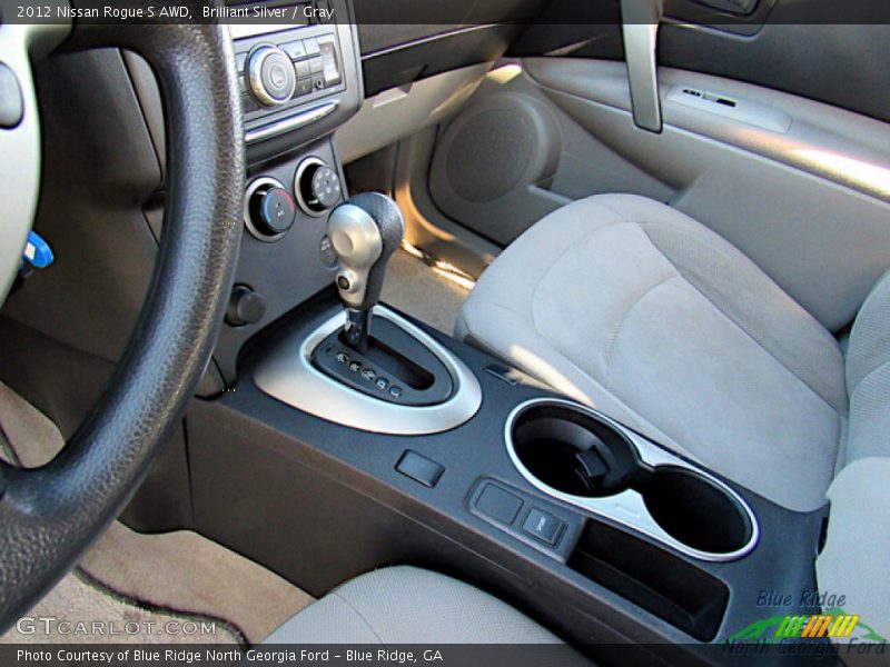 Brilliant Silver / Gray 2012 Nissan Rogue S AWD