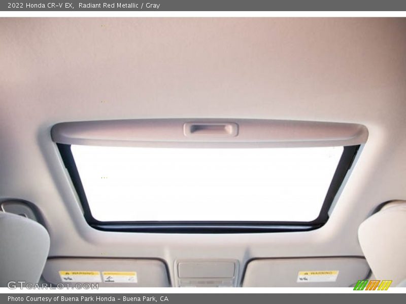 Radiant Red Metallic / Gray 2022 Honda CR-V EX