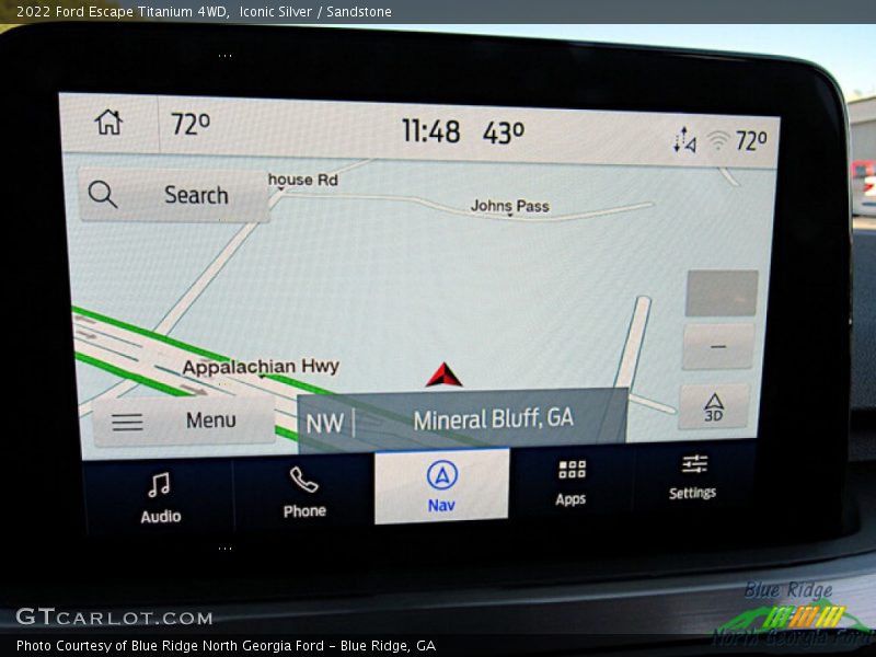 Iconic Silver / Sandstone 2022 Ford Escape Titanium 4WD
