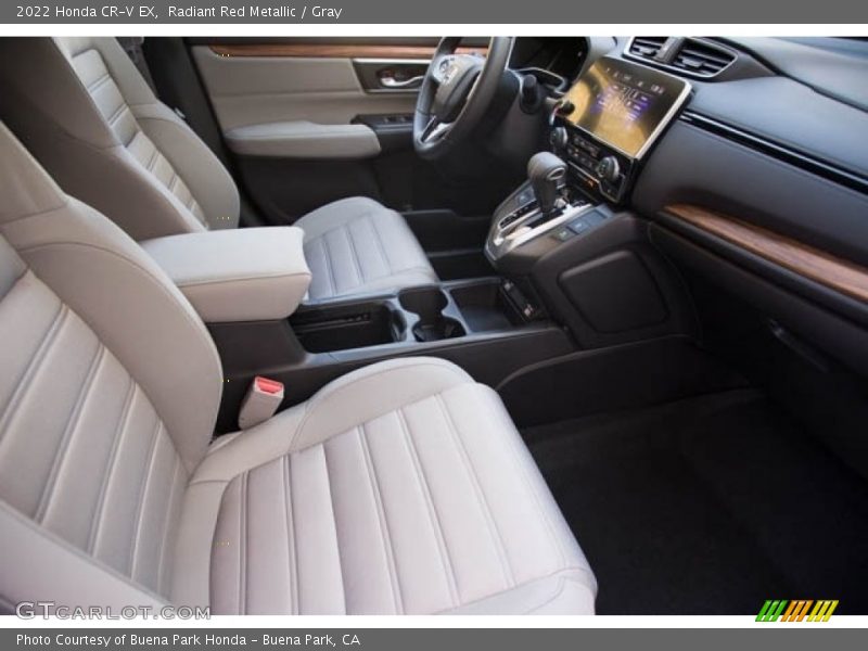 Radiant Red Metallic / Gray 2022 Honda CR-V EX