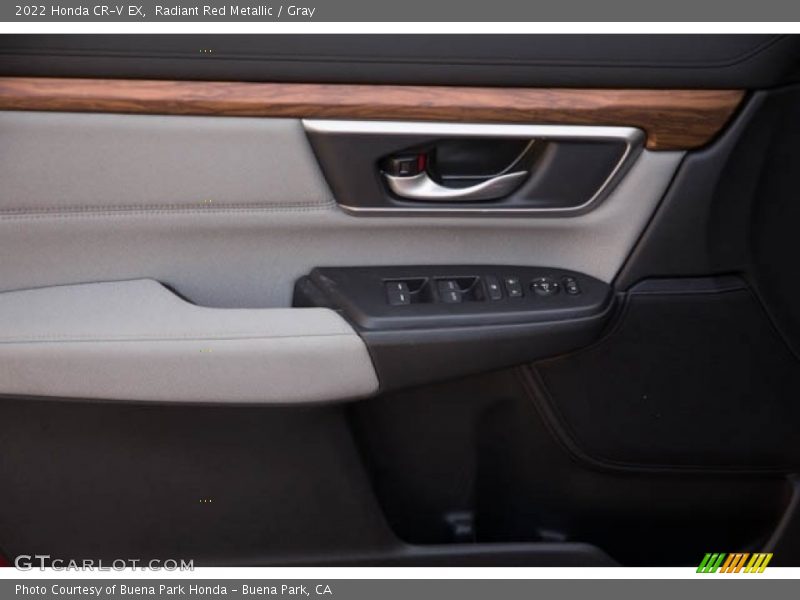 Radiant Red Metallic / Gray 2022 Honda CR-V EX