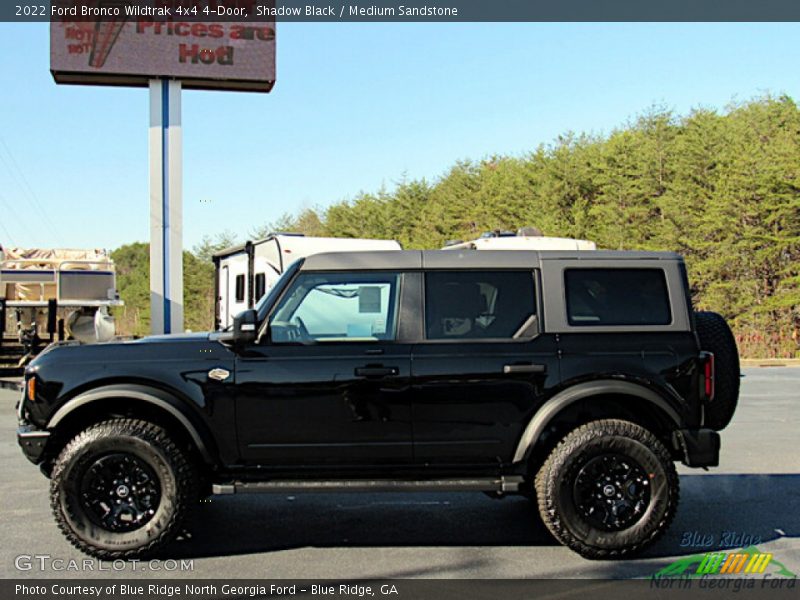 Shadow Black / Medium Sandstone 2022 Ford Bronco Wildtrak 4x4 4-Door