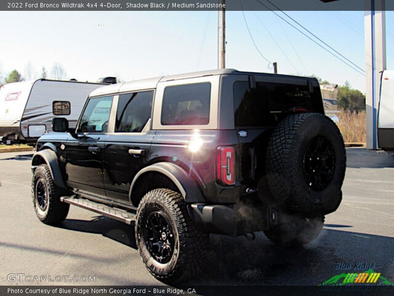 Shadow Black / Medium Sandstone 2022 Ford Bronco Wildtrak 4x4 4-Door