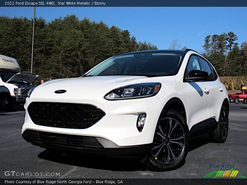 Star White Metallic / Ebony 2022 Ford Escape SEL 4WD