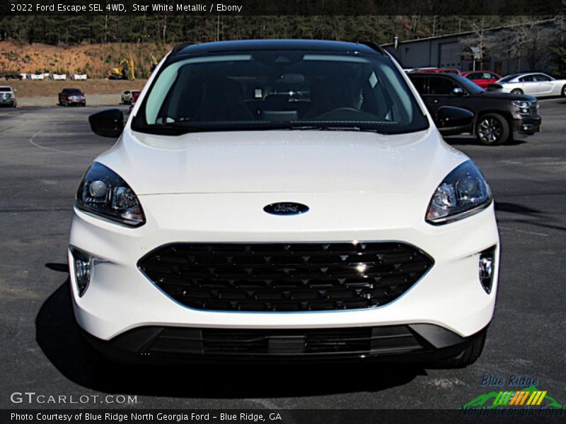 Star White Metallic / Ebony 2022 Ford Escape SEL 4WD