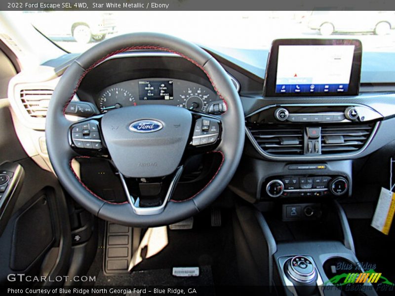 Star White Metallic / Ebony 2022 Ford Escape SEL 4WD