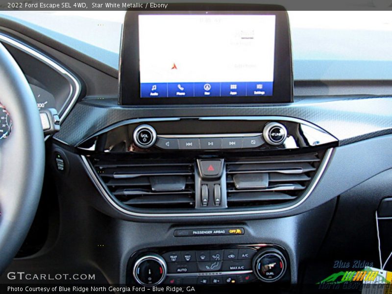 Star White Metallic / Ebony 2022 Ford Escape SEL 4WD