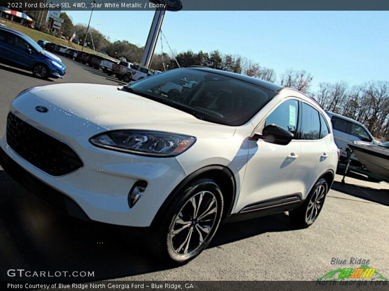 Star White Metallic / Ebony 2022 Ford Escape SEL 4WD