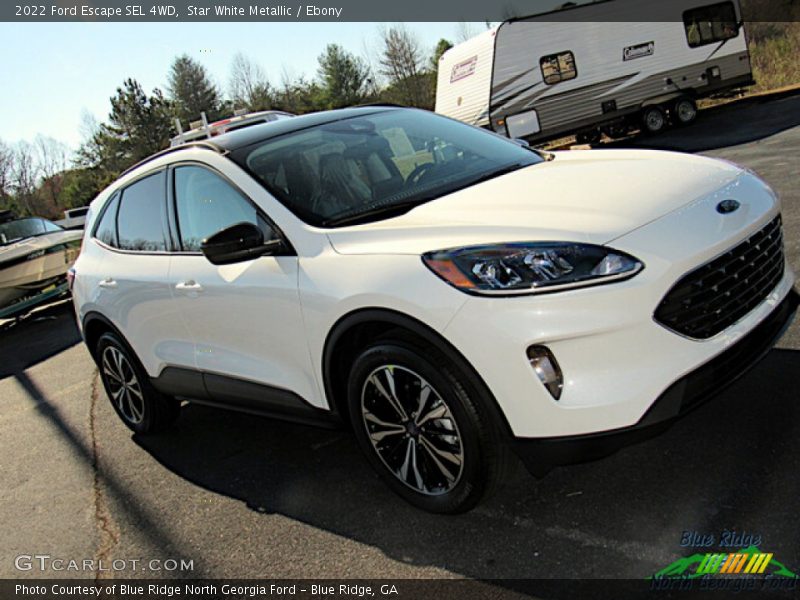 Star White Metallic / Ebony 2022 Ford Escape SEL 4WD