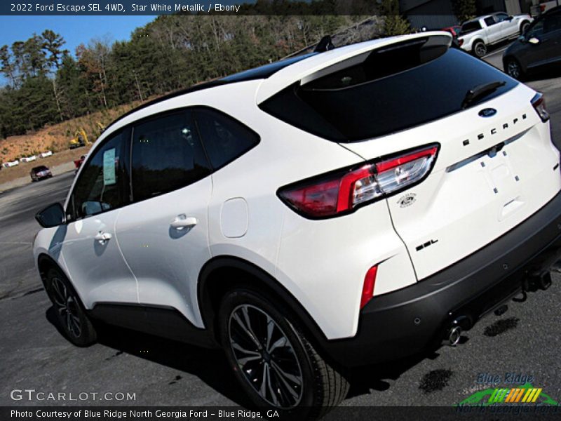 Star White Metallic / Ebony 2022 Ford Escape SEL 4WD