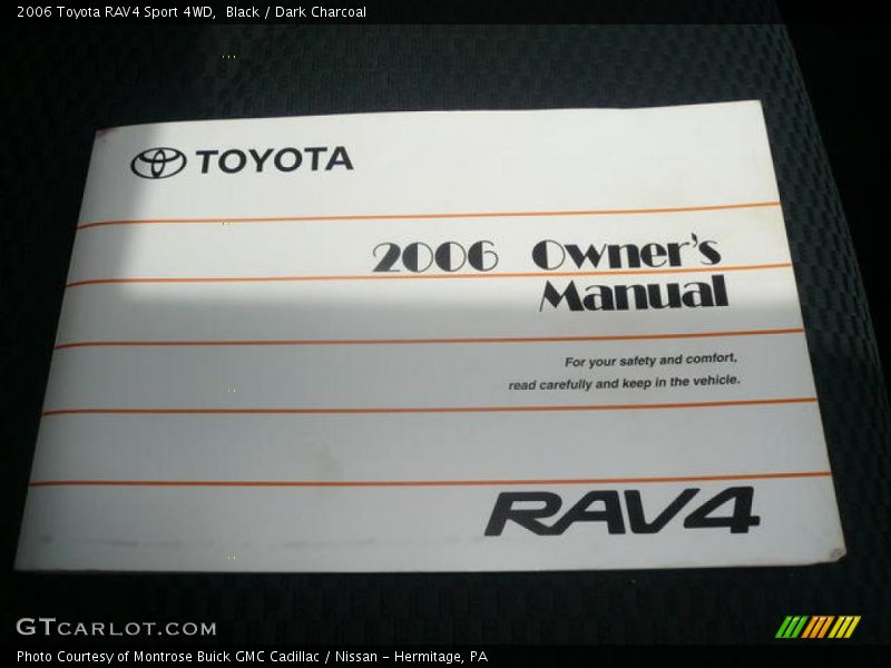 Black / Dark Charcoal 2006 Toyota RAV4 Sport 4WD