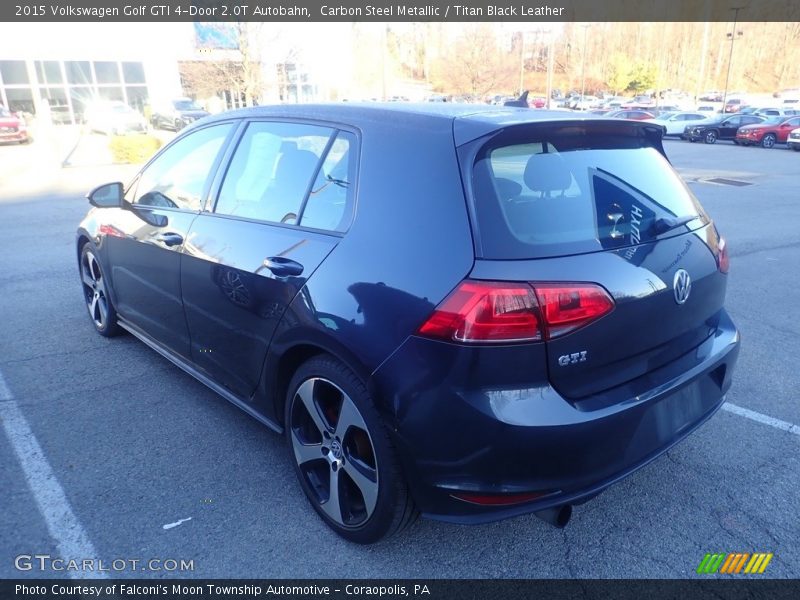 Carbon Steel Metallic / Titan Black Leather 2015 Volkswagen Golf GTI 4-Door 2.0T Autobahn