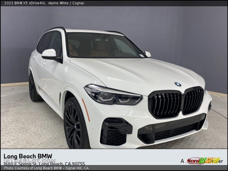 Alpine White / Cognac 2023 BMW X5 sDrive40i