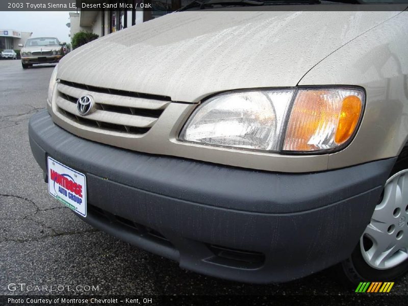 Desert Sand Mica / Oak 2003 Toyota Sienna LE